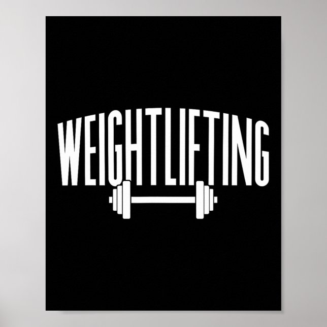 Weightlifting Gym Lift Workout  Poster (Front)
