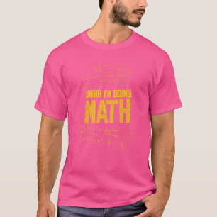 Weightlifting Gym Workout Shhh Im Doing Math 3 T-Shirt