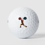 weightlifting healthy life style golf balls