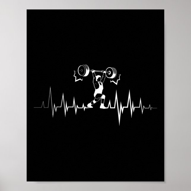 Weightlifting Heartbeat Workout Exercise  Poster (Front)