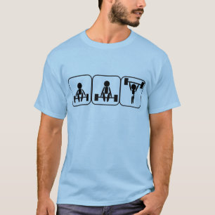 Weightlifting In Symbols T-Shirt