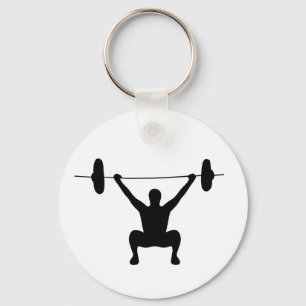 Weightlifting Key Ring