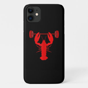 Weightlifting Lobster Bodybuilder At Gym iPhone 11 Case