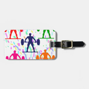 WEIGHTLIFTING LUGGAGE TAG