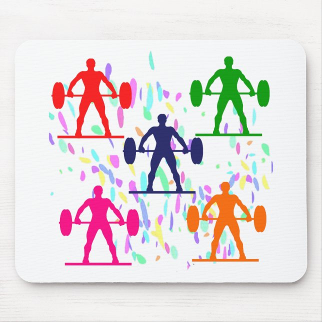 WEIGHTLIFTING MOUSE MAT (Front)