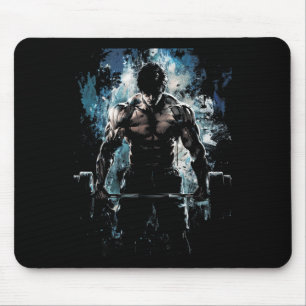 Weightlifting Muscle Gym Fitness Workout Strength  Mouse Mat