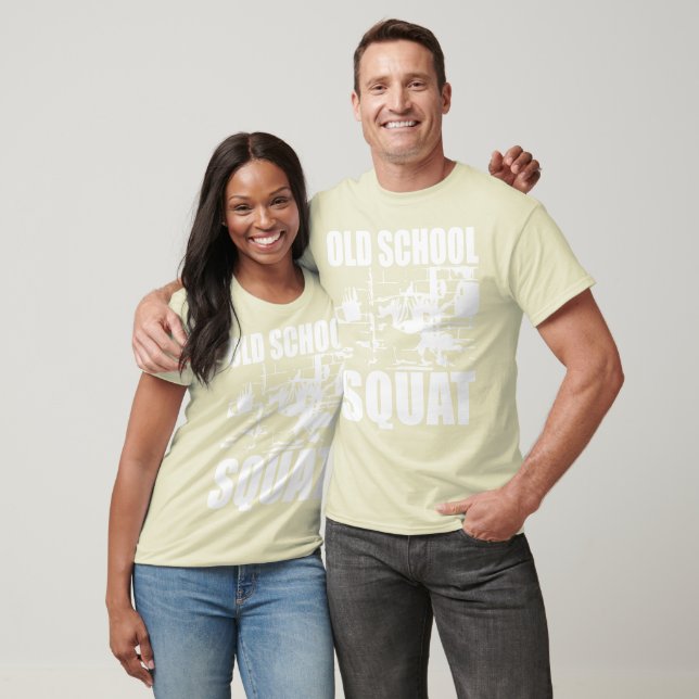 Weightlifting - Old School Squat T-Shirt (Unisex)