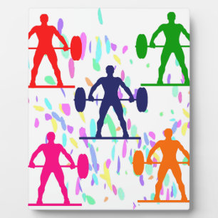 WEIGHTLIFTING PLAQUE