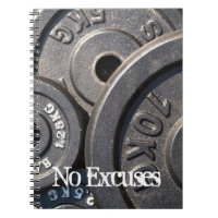 Weightlifting Plates, No Excuses