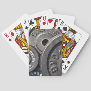 Weightlifting Plates Playing Cards