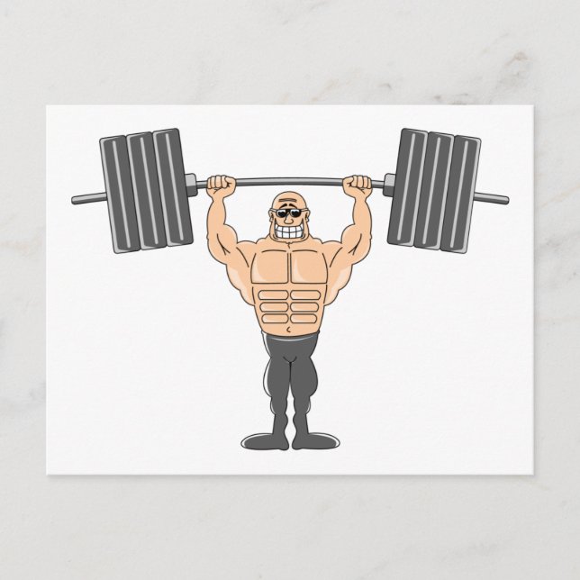 Weightlifting Postcard (Front)