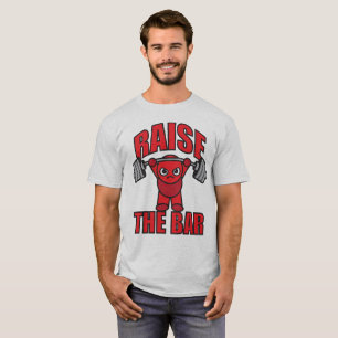Weightlifting - Raise The Bar - Kawaii Motivation T-Shirt