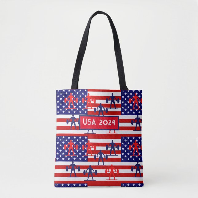 WEIGHTLIFTING  TOTE BAG (Front)