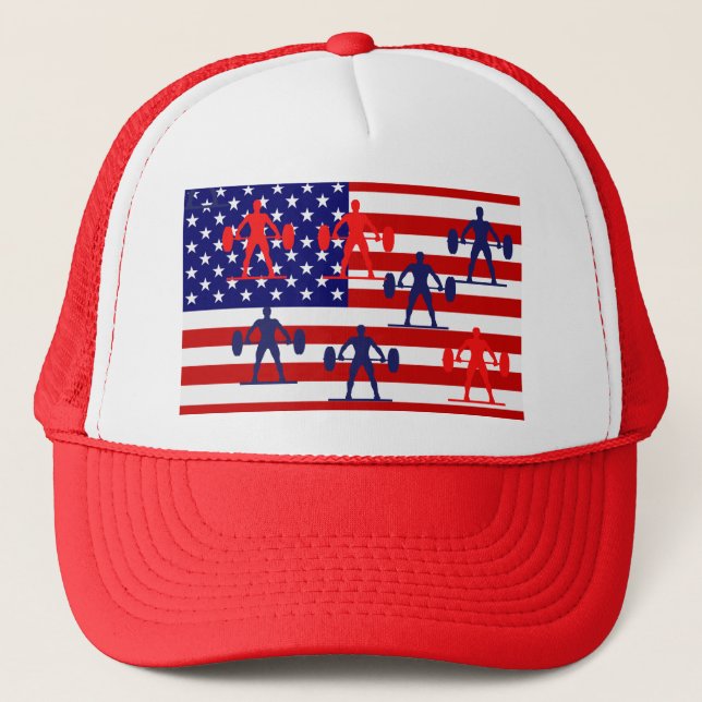 Weightlifting Trucker Hat (Front)