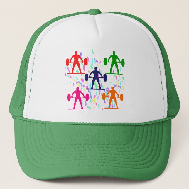 WEIGHTLIFTING TRUCKER HAT (Front)