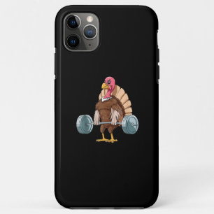 Weightlifting Turkey Deadlifting Thanksgiving iPhone 11 Pro Max Case