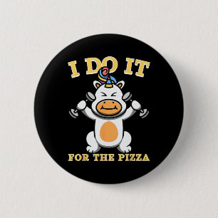 Weightlifting Unicorn Workout Motivation For A Bod 6 Cm Round Badge