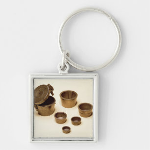 Weights used by merchants and apothecaries key ring