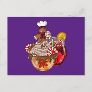 Weihnacht Kaffee Christmas coffee Postcard