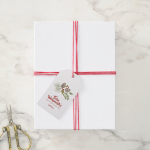 Weihnachten, elegant, Winter. Gift Tags