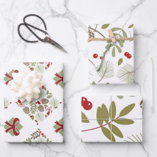 Weihnachten, elegant. wrapping paper sheet