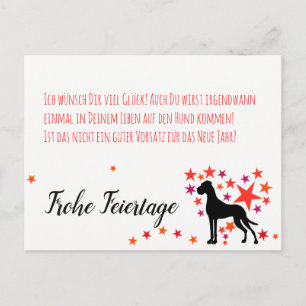 Weihnachten mit Neujahrsvorsatz Postcard