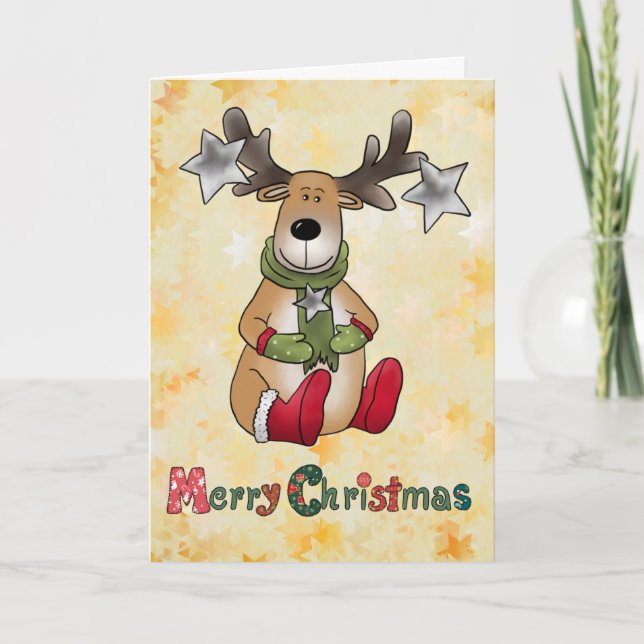 Weihnachtselch Holiday Card (Front)