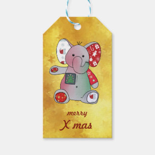 Weihnachtselefant gift tags