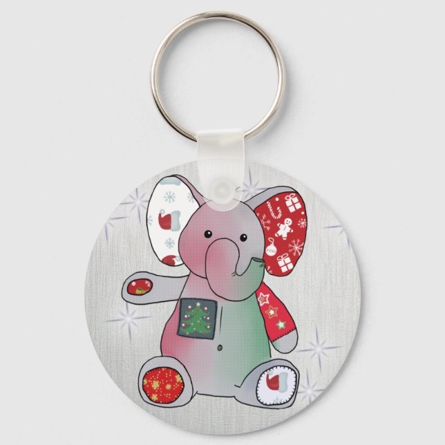Weihnachtselefant Key Ring (Front)
