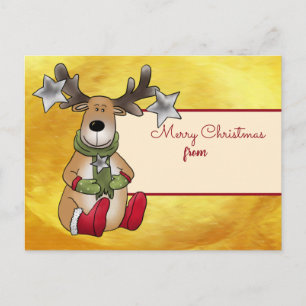 Weihnachtsgrüsse, personaiesiert Postkarte Postcard