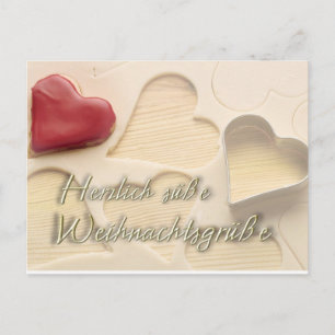 Weihnachtskarte Herzlich suesse Weihnachtsgruesse Postcard