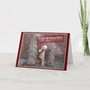 Weihnachtskarte "Irish Terrier" Holiday Card
