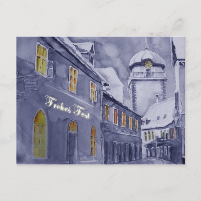 Weihnachtskarte Leoben Postcard (Front)