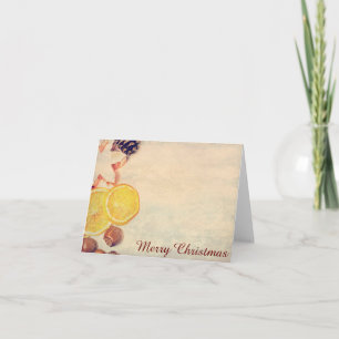 Weihnachtsmotiv mit Früchten... Holiday Card