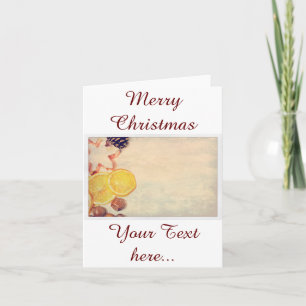 Weihnachtsmotiv  mit Früchten... Holiday Card
