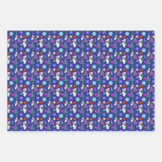 Weihnachtsmotiv wrapping paper sheet