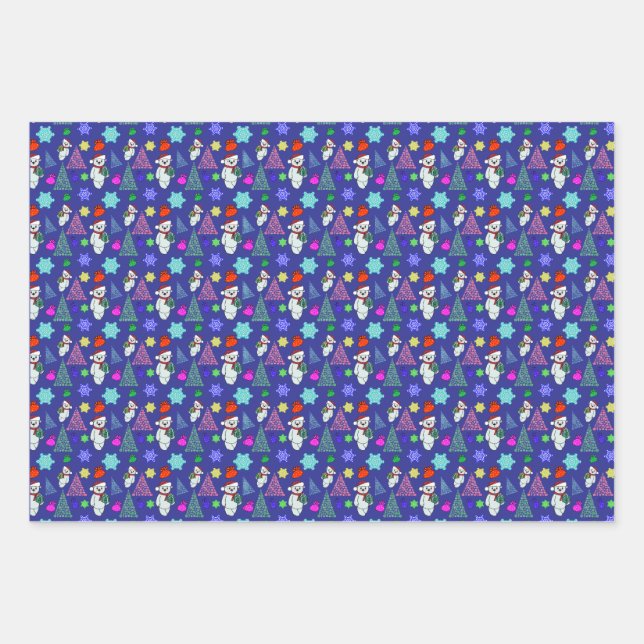 Weihnachtsmotiv  wrapping paper sheet (Front 3)
