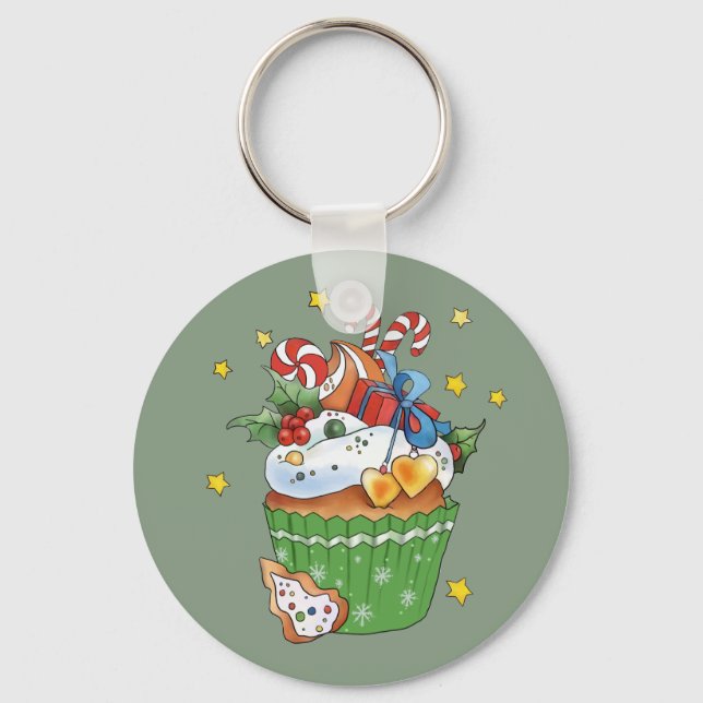 Weihnachtsmuffin  key ring (Front)