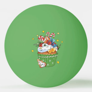 Weihnachtsmuffin ping pong ball