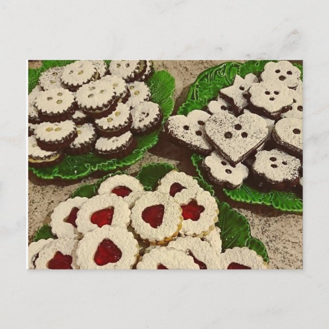 Weihnachtsplätzchen 2 postcard (Front)