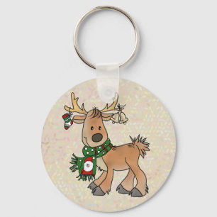 Weihnachtsrentier  key ring