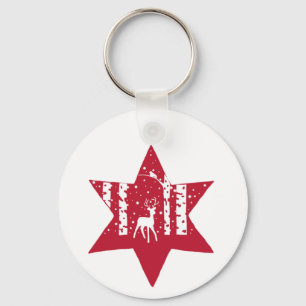 Weihnachtsstern Key Ring