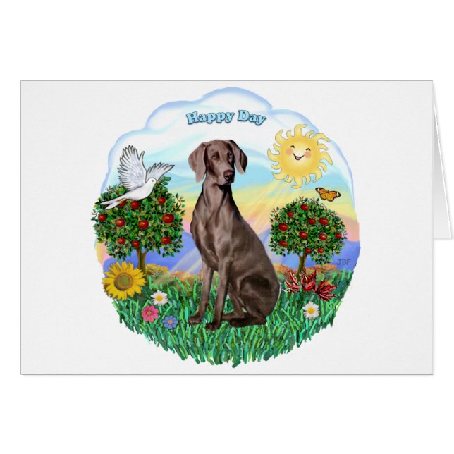 Weimaraner #2 (Front Horizontal)