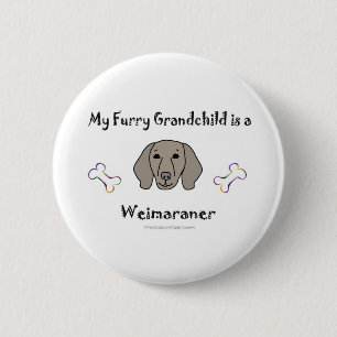 Weimaraner 6 Cm Round Badge