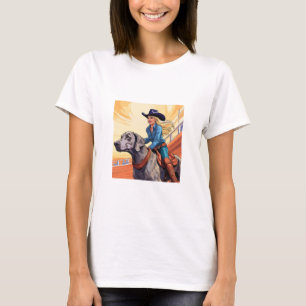 Weimaraner Barrel Racing  T-Shirt