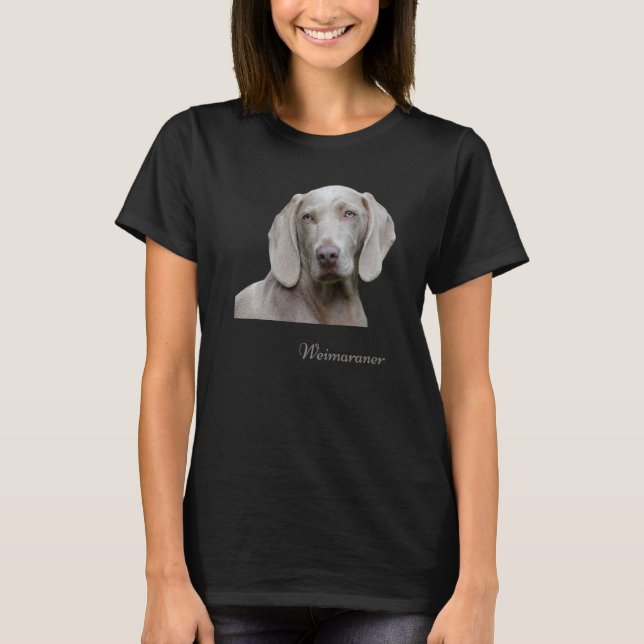 Weimaraner  Beautiful Weimaraner Hunting Dog T-Shirt (Front)