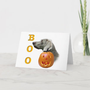 Weimaraner Boo Card