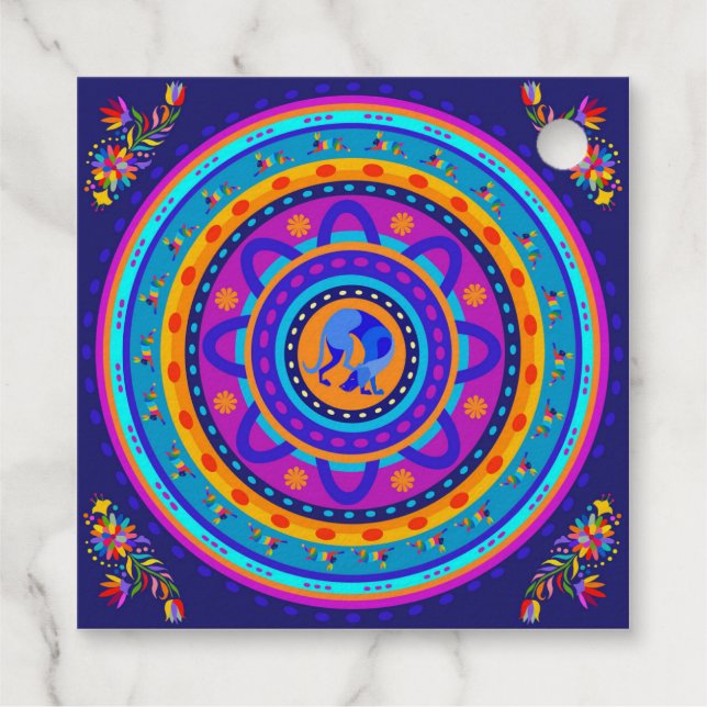 Weimaraner & Bunnies Favour Tags (Back)