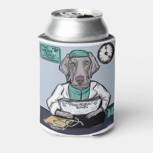 Weimaraner Can Cooler