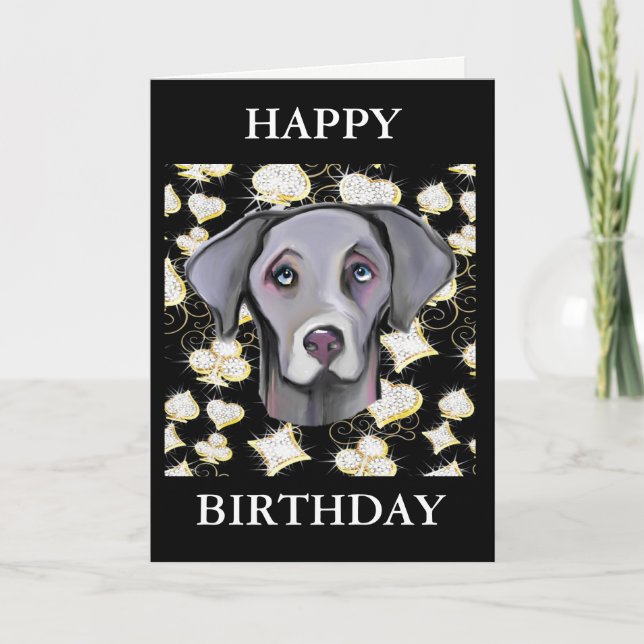 WEIMARANER  CARD (Front)